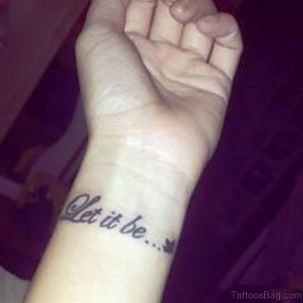 Sweet Let It Be Tattoo 