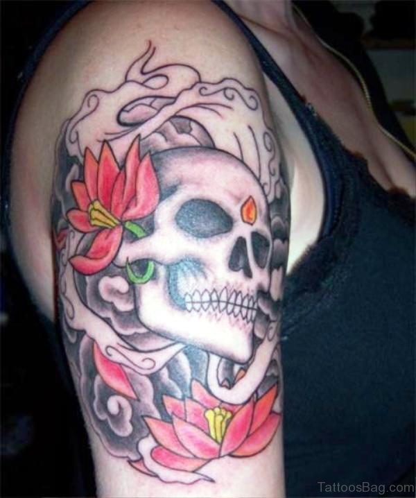 Sweet Skull Tattoo Design