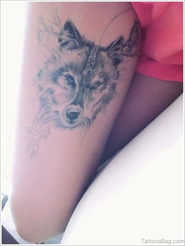 Sweet Wolf Tattoo