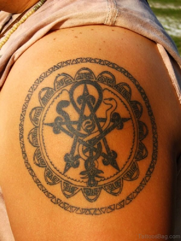 Symbol And Mandala Tattoo