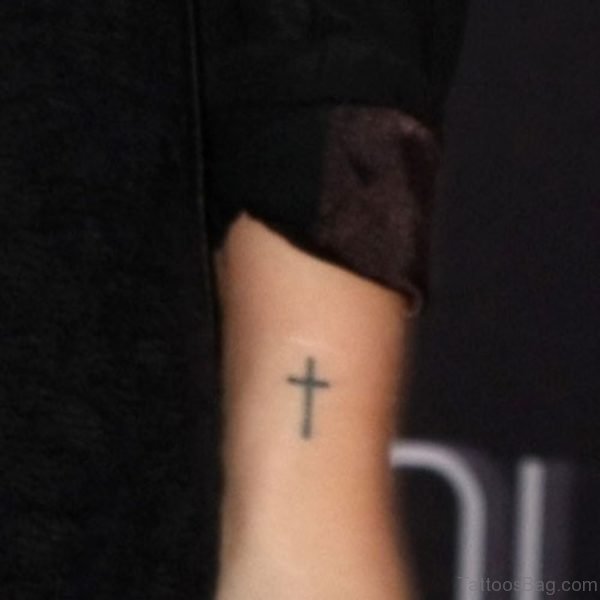 Tiny Cross Tattoo 