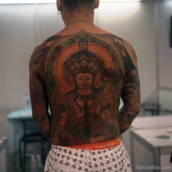 Traditional Buddha Tattoo Design 1