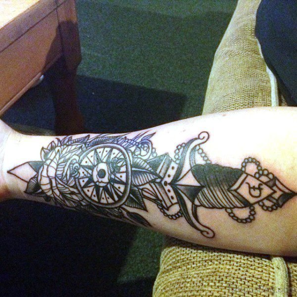 Traditional Dagger Tattoo Design