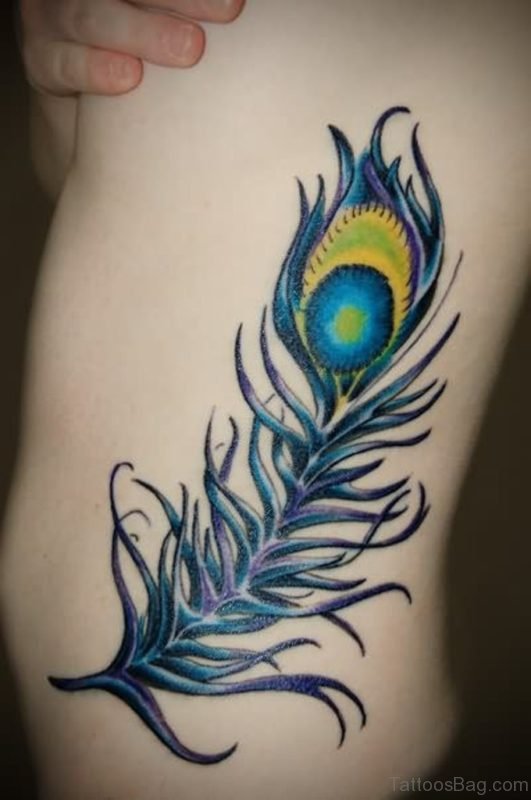 Traditional Feather Tattoo