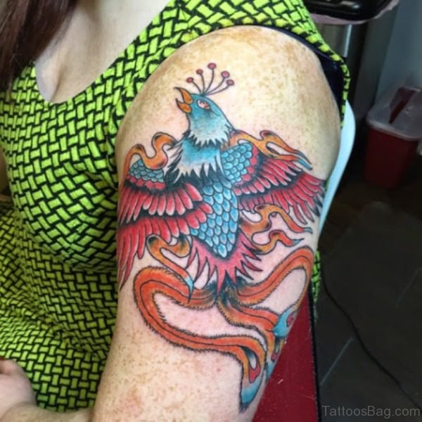Traditional Phoenix Tattoo