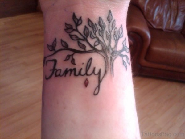 Tree And Family Tattoo