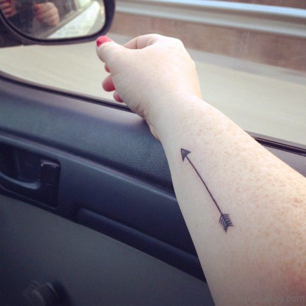 Tremendous Arrow Tattoo On Arm