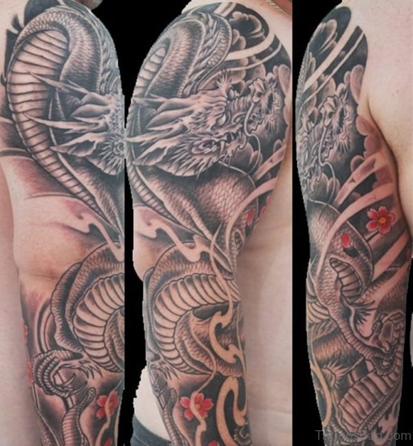 Trendy Dragon Tattoo
