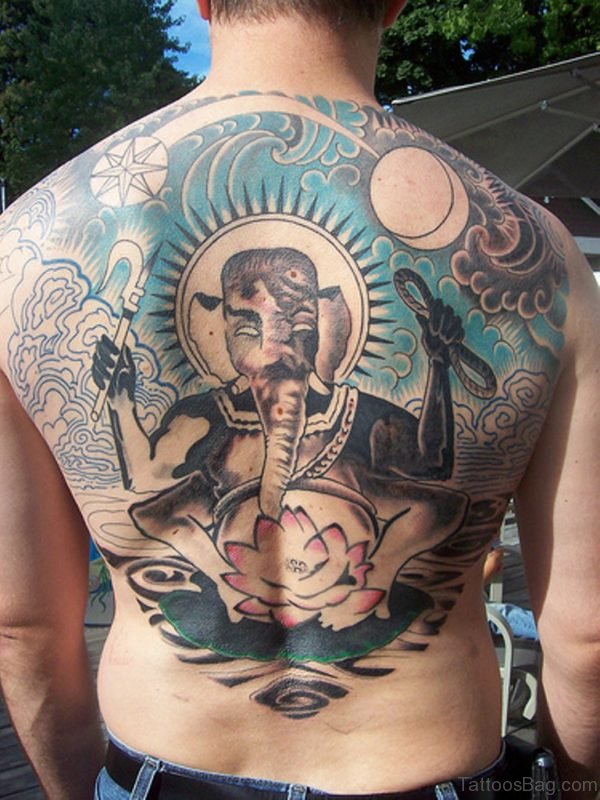 Trendy Ganesha Tattoo