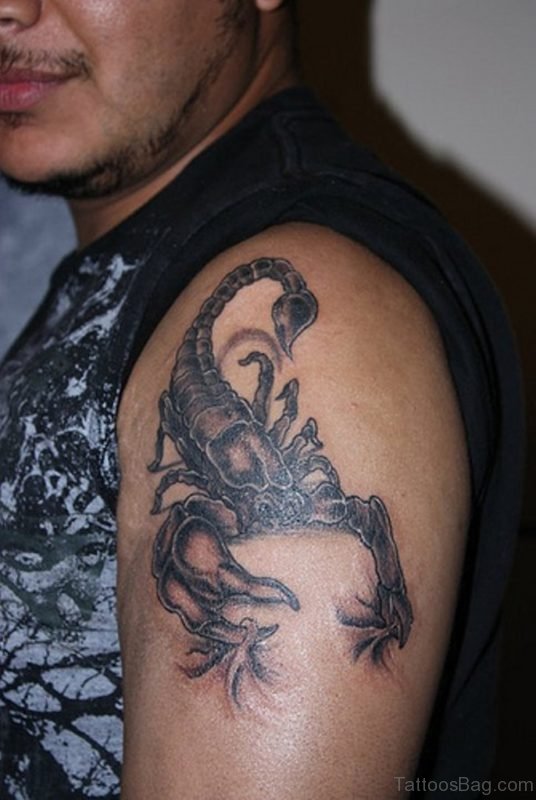Trendy Scorpion Tattoo