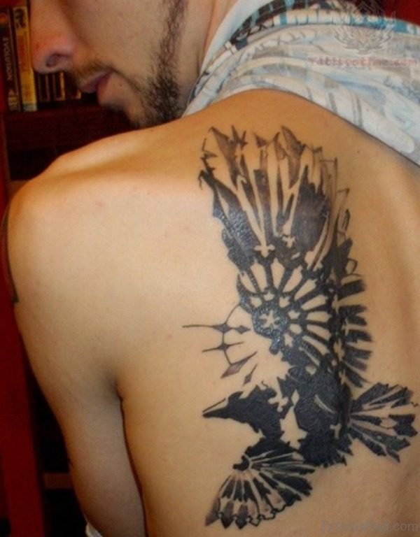 Tribal Bird Tattoo 2