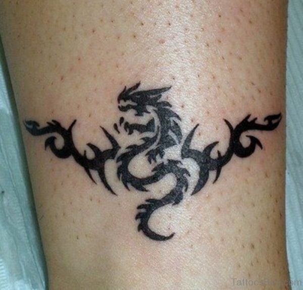 Tribal Dragon Tattoo Design 