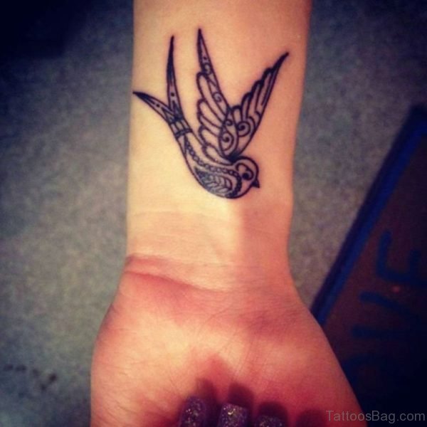 Tribal Swallow Tattoo