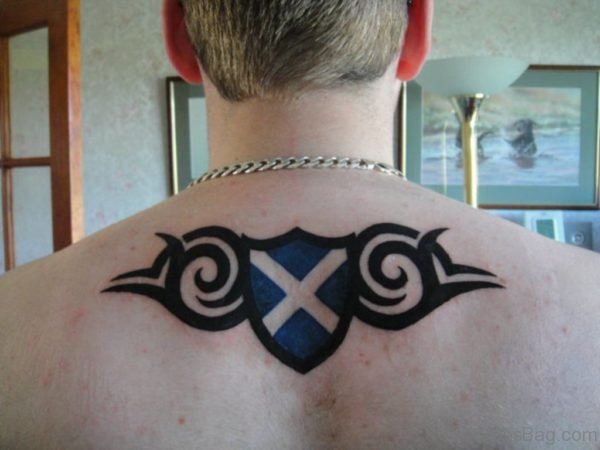 Tribal Tattoo Design On Back 