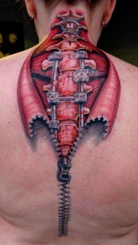 Unique Back Tattoo