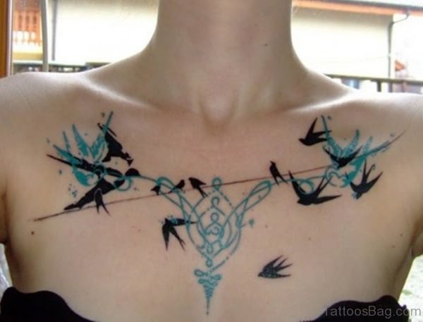 Unique Birds Tattoo 