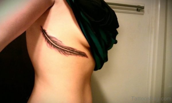 Unique Feather Tattoo 