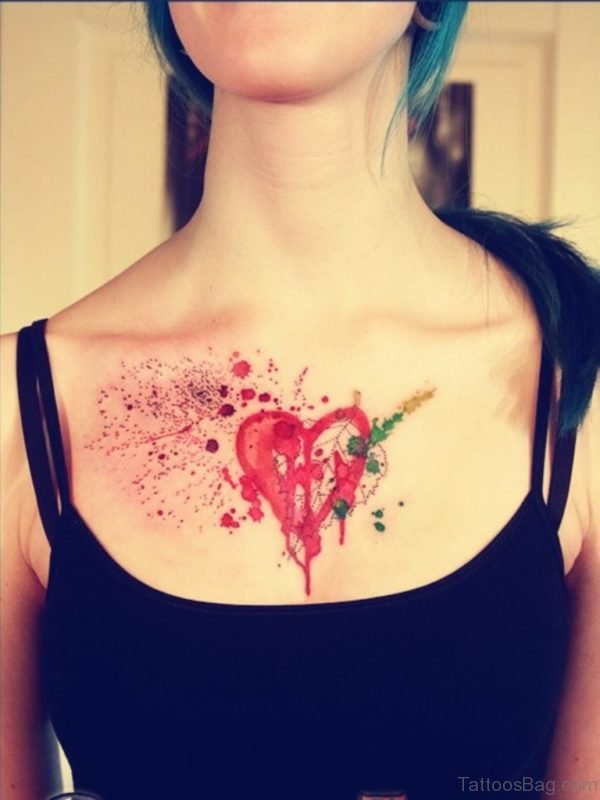 Unique Heart Tattoo 