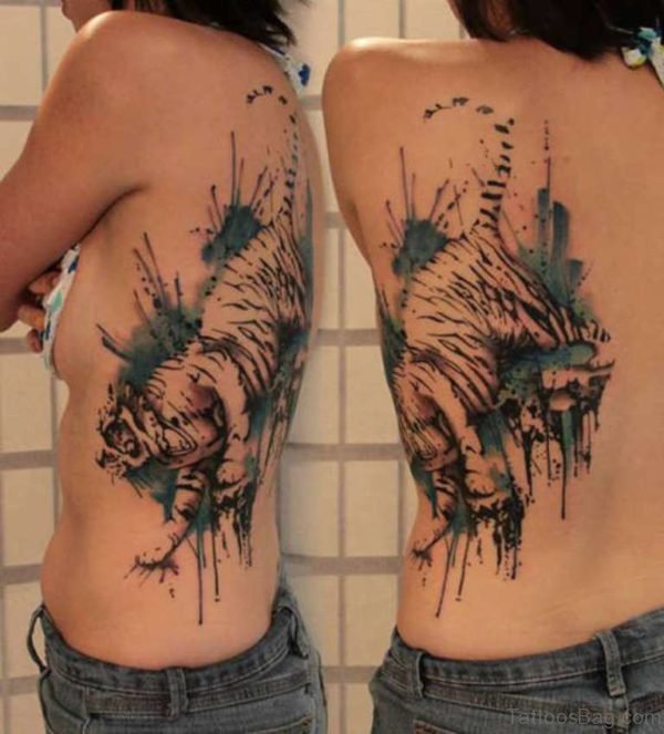 Unique Tiger Tattoo