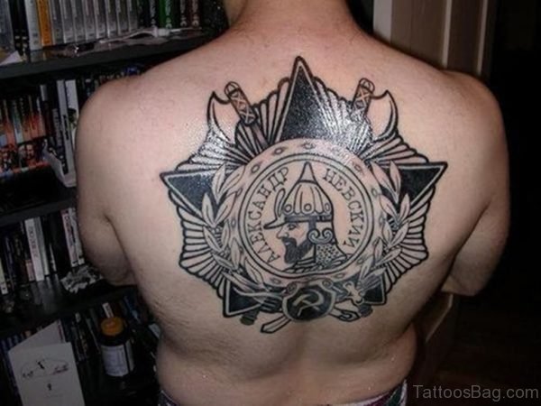 Warrior Spine Tattoo