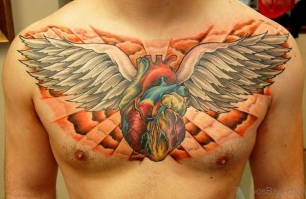 Winged Heart Tattoo