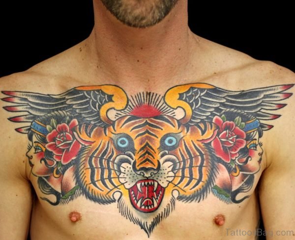 Winged Tiger Tattoo