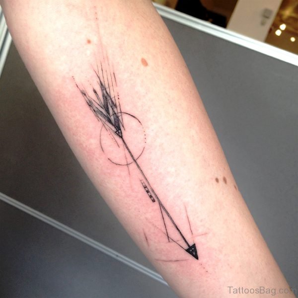 Wonderful Arrow Tattoo Design