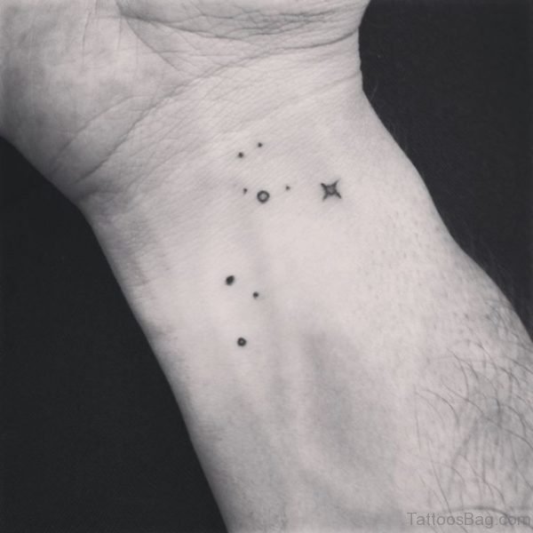 Wonderful Constellation Wrist Tattoo