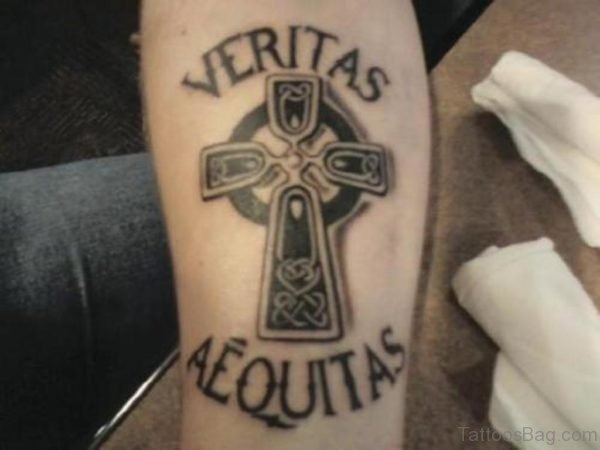 Wonderful Cross Tattoo 