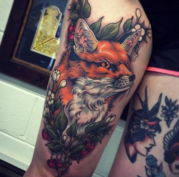 Wonderful Fox Tattoo 