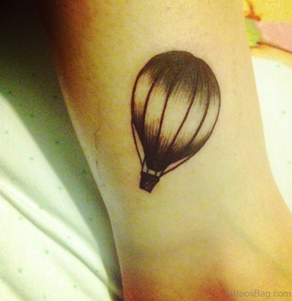 Wonderful Hot Air Balloon Tattoo 