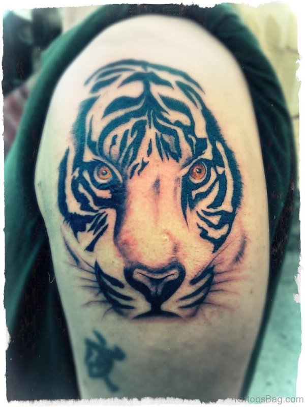 Wonderful Tiger Tattoo Design 