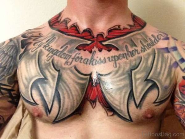 Wording And Armor Tattoo