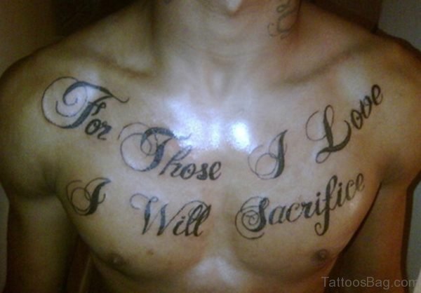 Wording Tattoo Design
