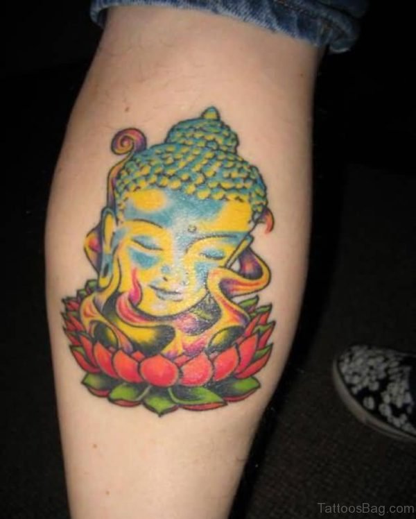 Yellow Buddha Tattoo 