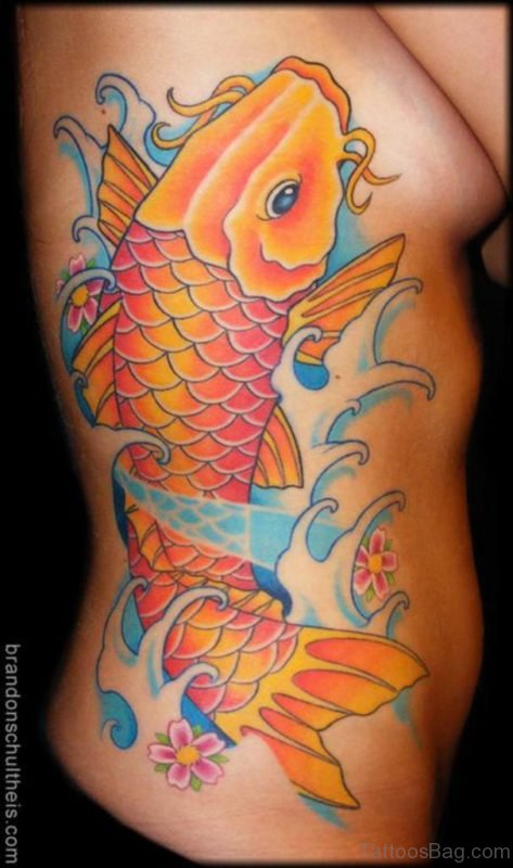 Yellow Fish Tattoo 