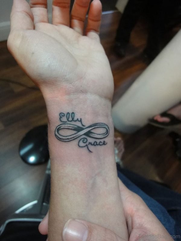 Infinity And Word Tattoo