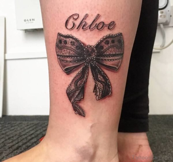 3D Bow Tattoo