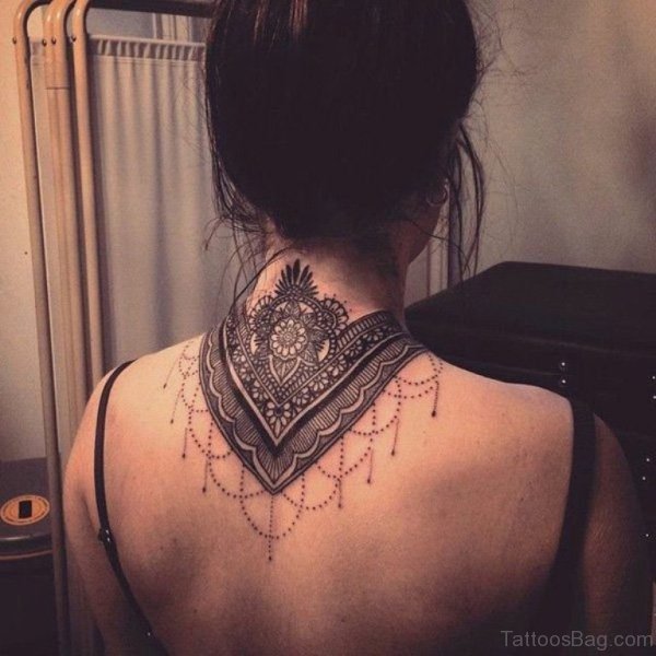 Adorable Mandala Lace Tattoo Design
