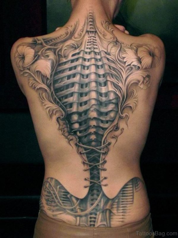 Alien Tattoo On back