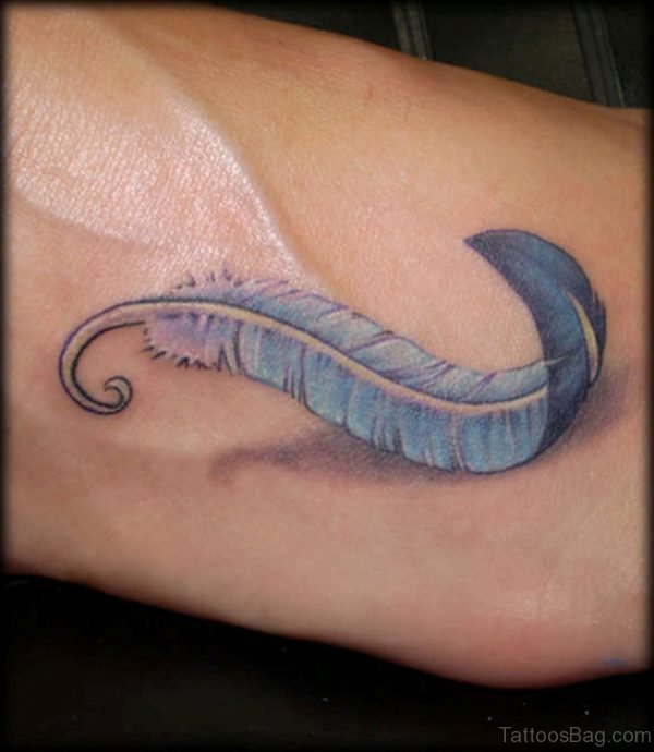 Amazing Feather Tattoo