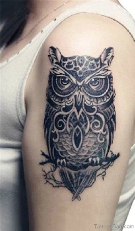 Amazing Owl Tattoo Design