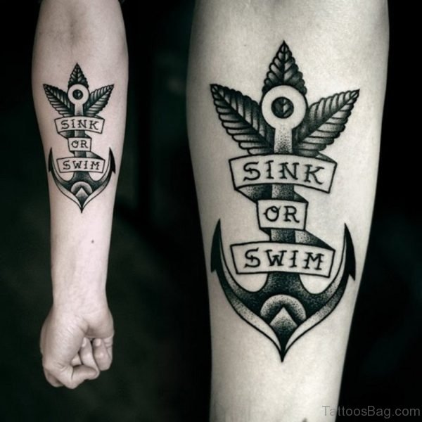 Anchor tattoo On Arm
