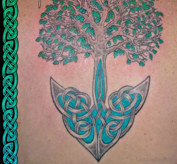 Anchored Tree of Life Tattoo