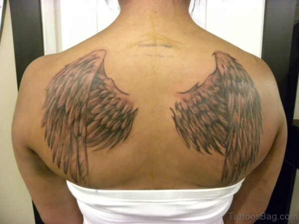 Wing Tattoos On Back 