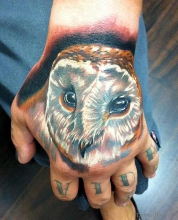 Appealing Owl Tattoo