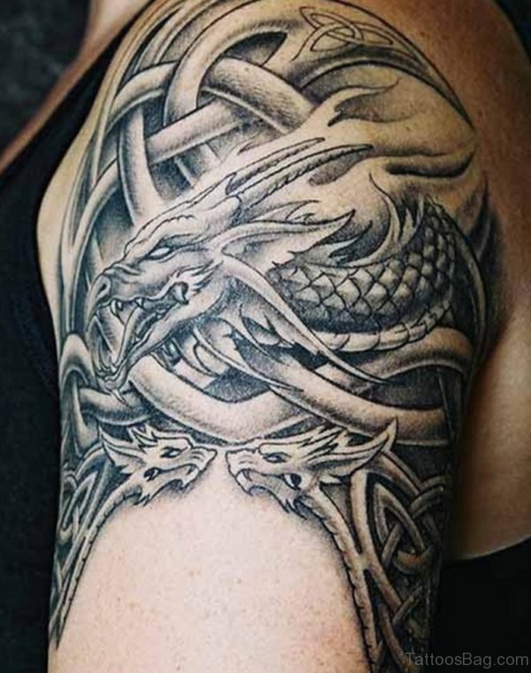 Aquarius And Dragon Tattoo