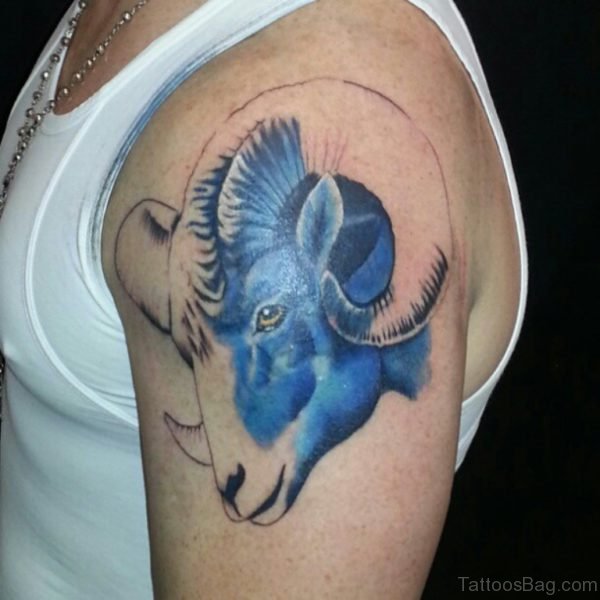 Aries Goat Tattoo