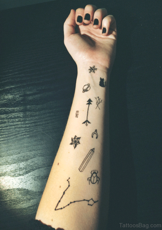 Arrow Tattoo On Wrist 