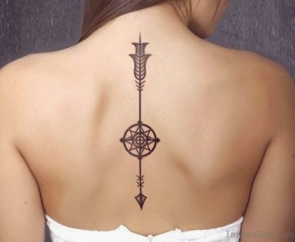 Arrow Tattoo On back